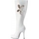 White Lovechild Boots Size 9 HIRE